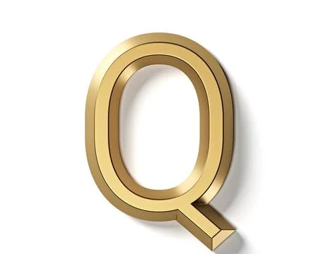 Letters made of gold Stock Illustration