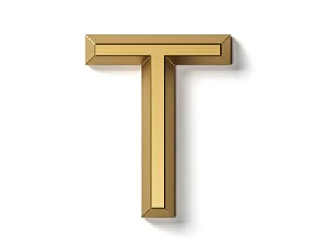 Letters made of gold Stock Illustration