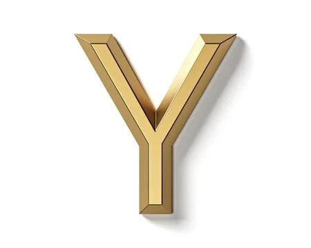 Letters made of gold Stock Illustration