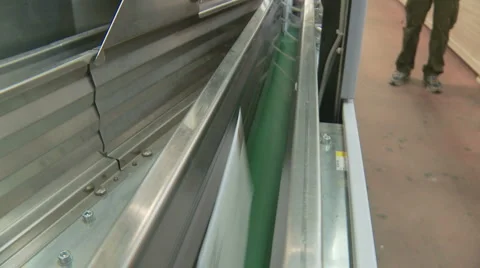 Letters passing in a mailsorting machine Video stock 1102969