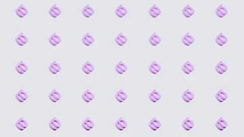 Letters pattern floating on gray background Stock Footage 144312290