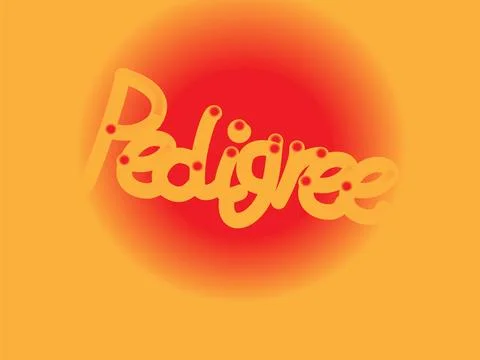 Letters on a red circle background Stock Illustration