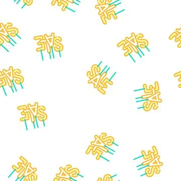 Letters sales vector seamless pattern Stock Illustration