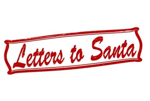 Letters to Santa Stock Illustration