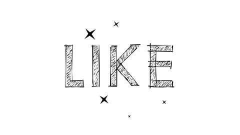 Like Letters Scribble Animation. Stock Footage 172237811