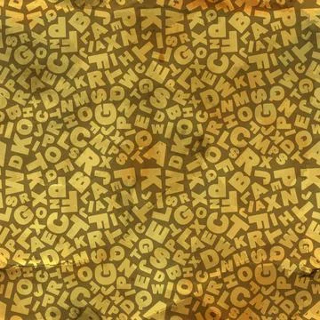 Letters. Seamless pattern. Letters. Seamless abstract background. Abstract... Stock Photos