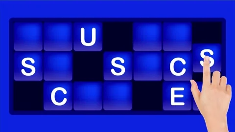 Letters setting for success Stock Footage 157717524