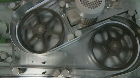 Letters sorting machine from above Stock Footage 1101433