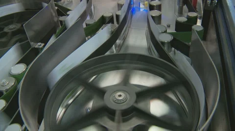 Letters in a sorting machine Stock Footage