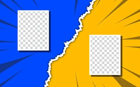 Letters VS on background in comics style for sports and fight, competition. Stock Illustration