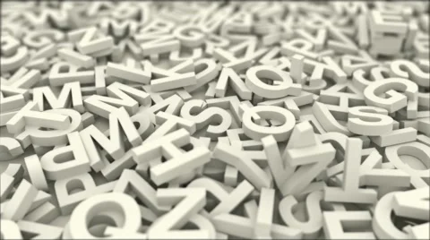 Letters.Seamless loop Stock Footage 46464062