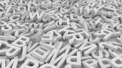 Letters.Seamless loop Stock Footage 46524893