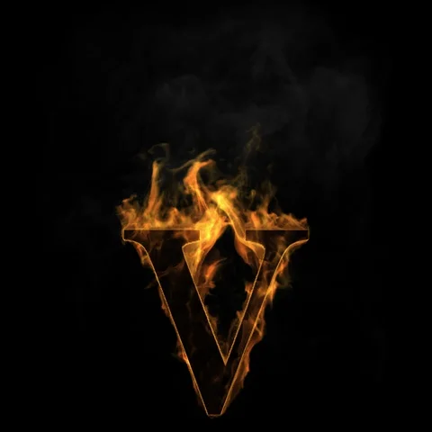 LetterV Stock Footage 87104740