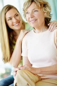 Letting her know how special she is. A mother and daughter spending some quality Stock Photos