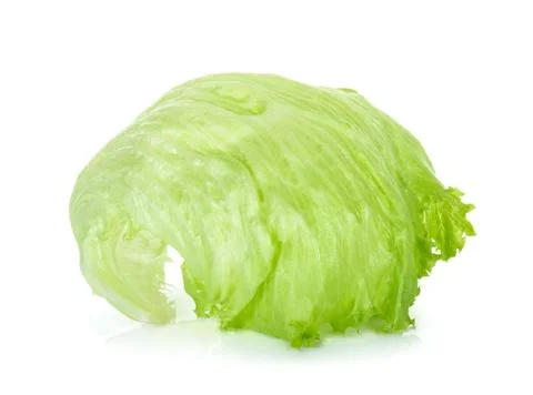 Lettuce isolated on the white background Stock Photos