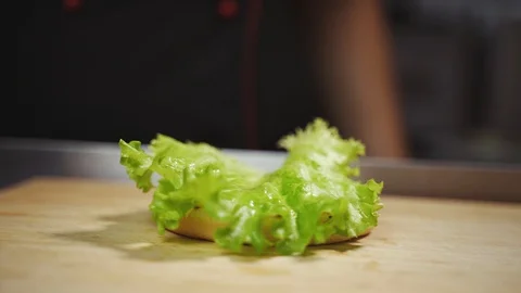 Lettuce leaf Stock Footage 129685610