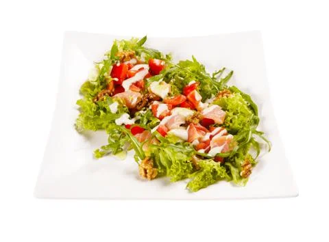 Lettuce on a plate 스톡 사진