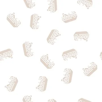 Lettuce radish glyph vector seamless pattern 스톡 일러스트