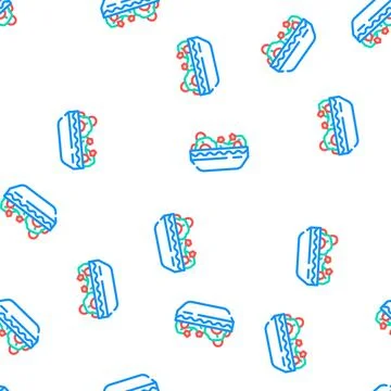 Lettuce radish vector seamless pattern 스톡 일러스트