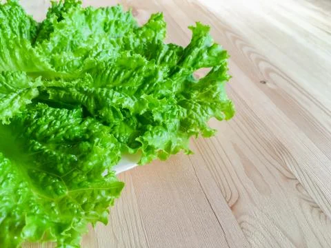 Lettuce on the table Stock Photos