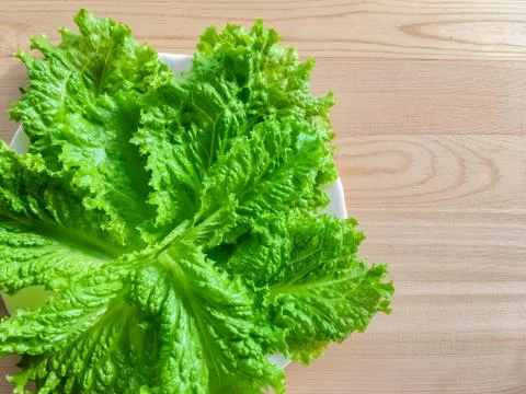 Lettuce on the table Stock Photos