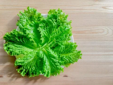 Lettuce on the table Stock Photos