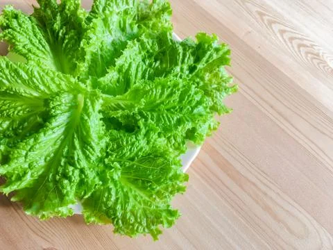 Lettuce on the table Stock Photos