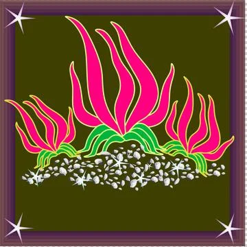 Levandar Orchid Stock Illustration