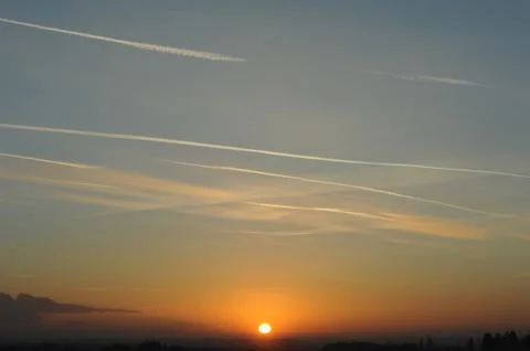 Levé de soleil Stock Photos