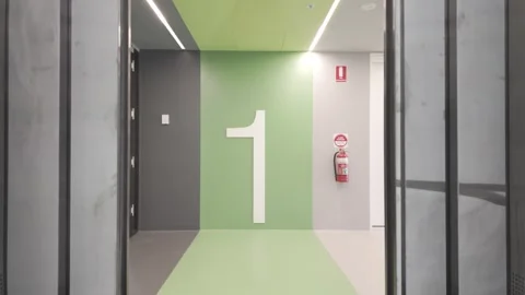 LEVEL 1 ELEVATOR Video stock 255821068