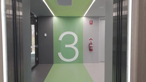 LEVEL 3 ELEVATOR Video stock 255813062