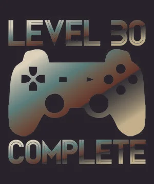 Level 30 Complete Stock Illustration