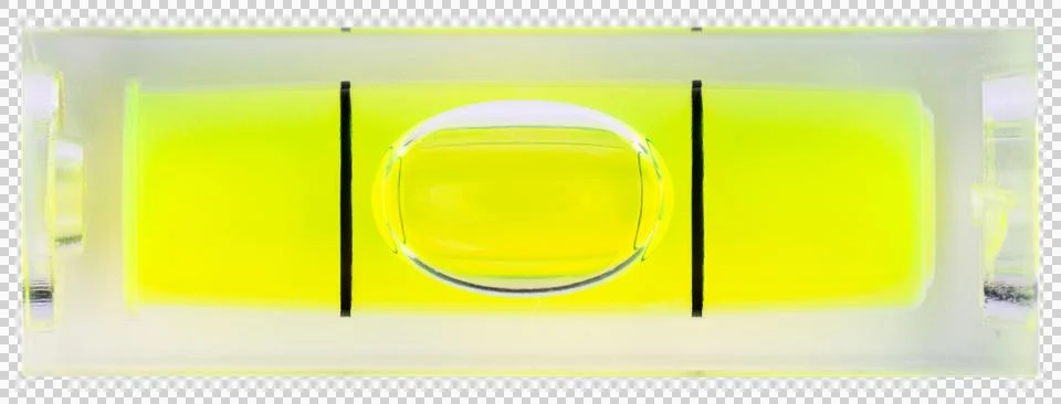 Level. Bubble water level measuring tools. Stock Photos
