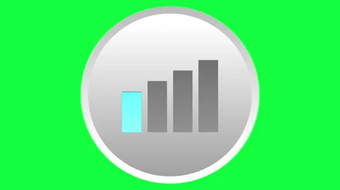 Level of cellular signal icon Stock Footage 45396662