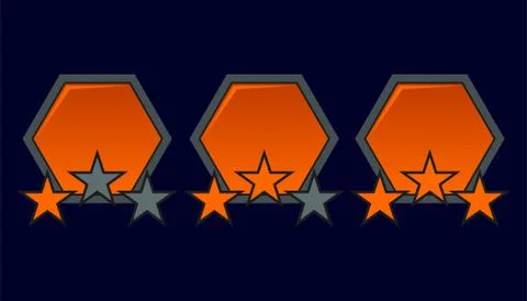 Level complete Badge Stock Illustration