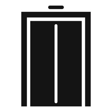 Level elevator icon, simple style Stock Illustration