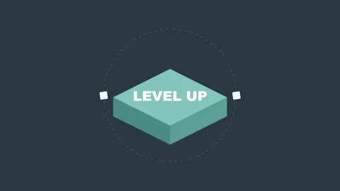 Level Up Gaming Concept Graphic. Stock Footage 334659125