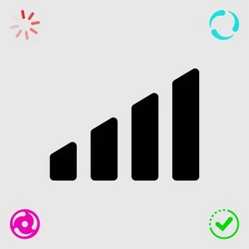 Level icon stock vector illustration flat design Stock-Illustration