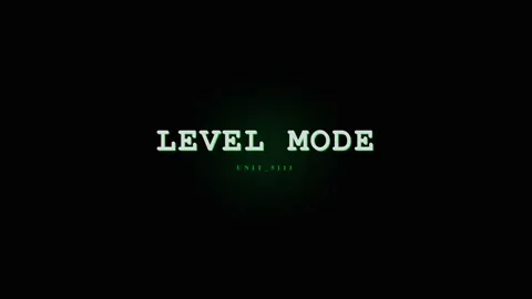 Level Mode Text Glitch Effect - Digital Technology and Gaming Concept Stock Footage 331568416