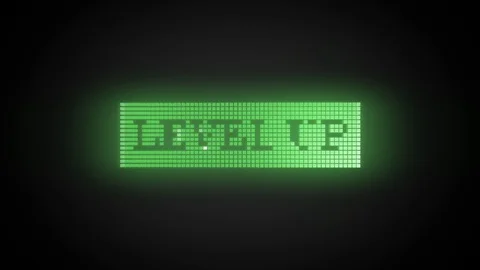 Level up-Pixelated Stock Footage 124084538