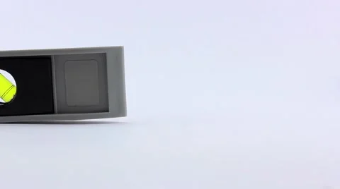 A level sits on a surface. Stock Footage 59826284