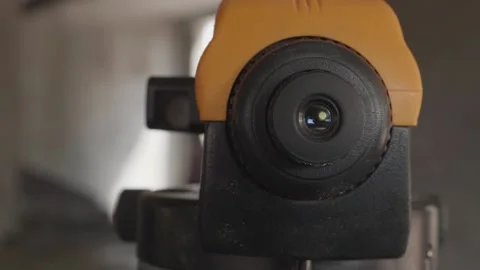 Level stands at a construction site Stock Footage 132495102