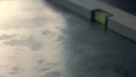 Level tool closeup Stock Footage 86618837