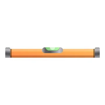 Level tool icon, cartoon style Illustrazione stock