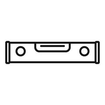 Level tool icon, outline style Illustrazione stock