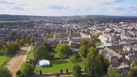 Level Transition of a School Campus, Drone Footage, HD, 25F Stock Footage 170774072
