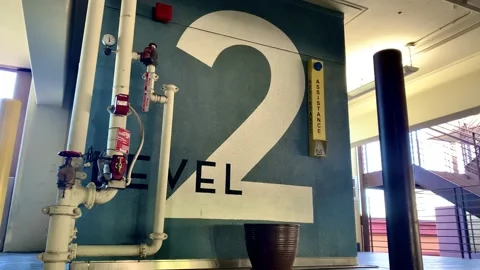 Level two parking garage Stock Footage 135262844