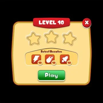 Level ui kit 스톡 일러스트