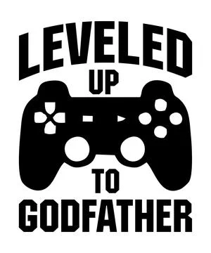 Leveled up to Godfather Illustrazione stock