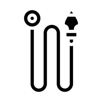 Leveling weight glyph icon vector illustration black Illustrazione stock